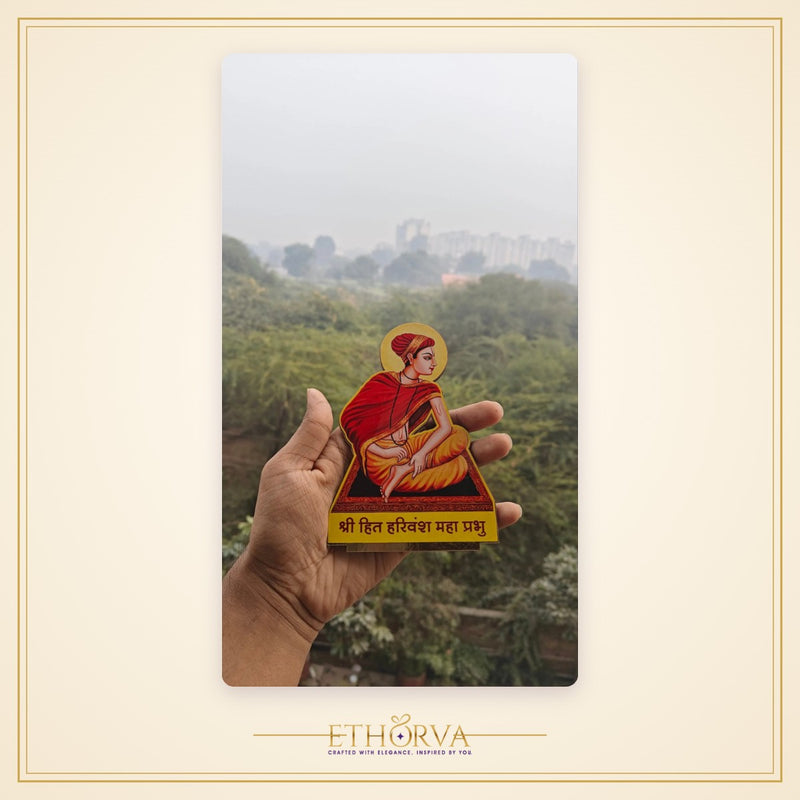 Shri harivansh mahaprabhu cutout with stand