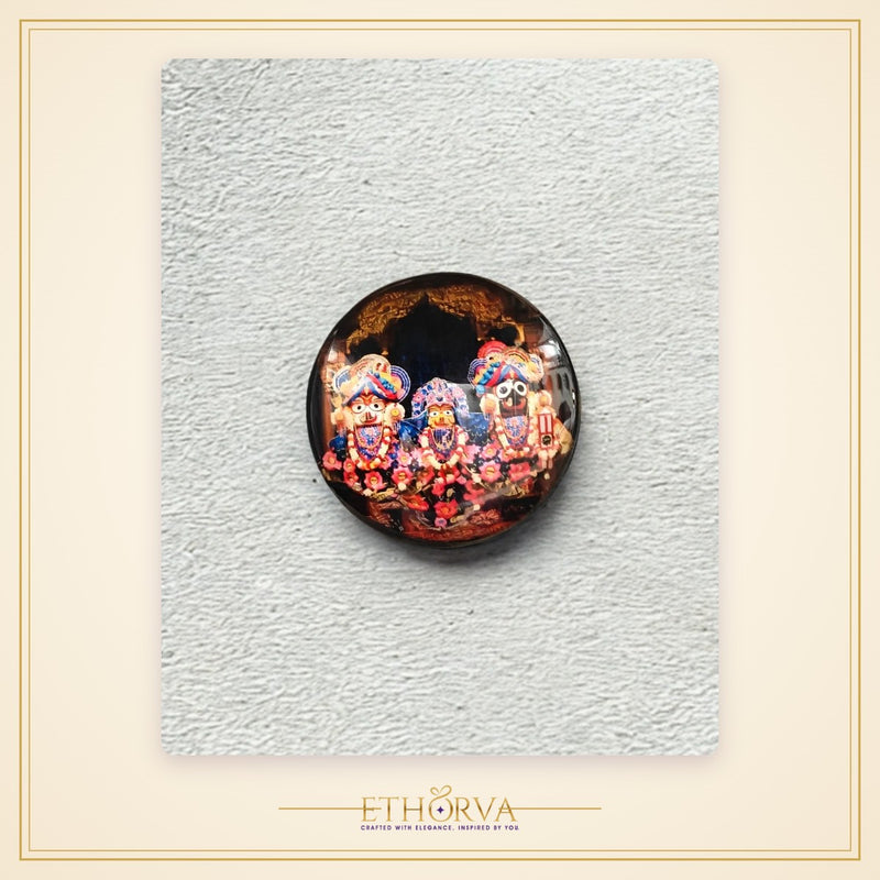Shri Jagannath Ji Glass Magnet