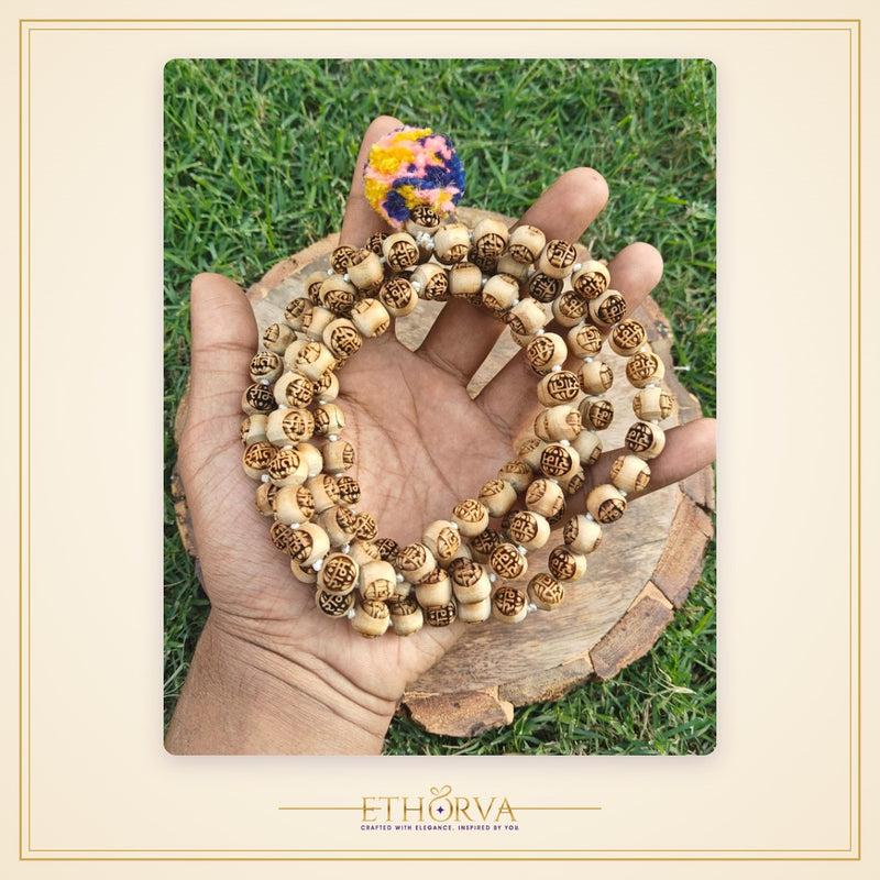 Sitaram tulsi japmala 108+1 beads - view 3