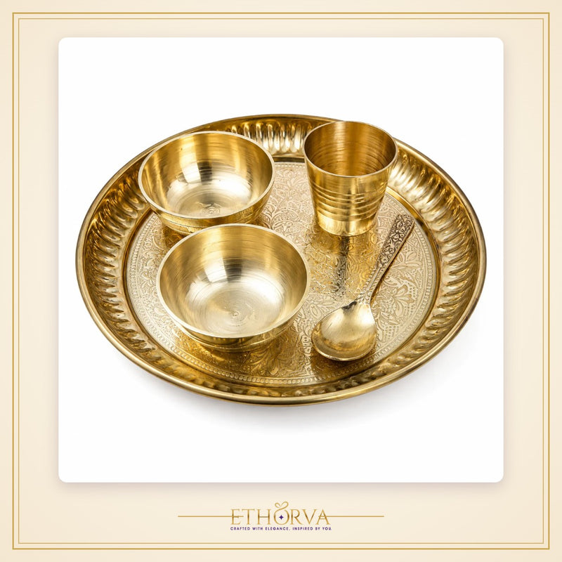 Small Pooja Bhog Thali Set - view 3