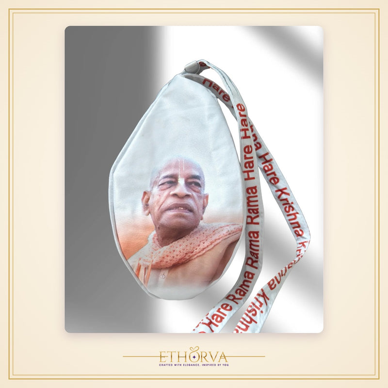 Srila Prabhupada white japa baga