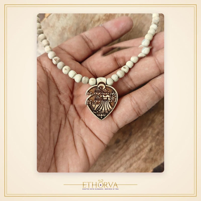 Yugal Sarkar Tulsi Locket Mala - view 2